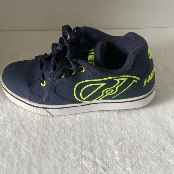 Heelys Navy and Neon Yellow Kids Sneakers - Picture 6 of 7